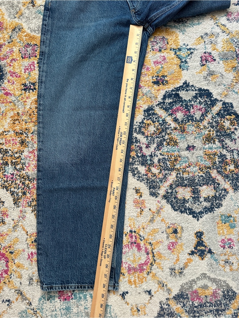 AGOLDE Criss Cross High Rise Straight Leg Denim Jeans Size 28 - Picture 9 of 10